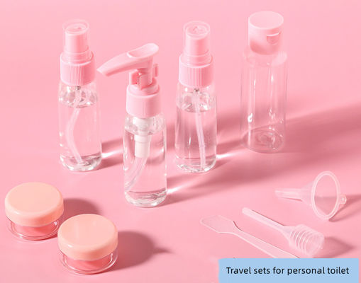 ポンプ スプーンの点滴器の漏斗はクリーム色の瓶旅行スプレーのびんのためのポリ塩化ビニールの洗浄袋をカスタマイズしました