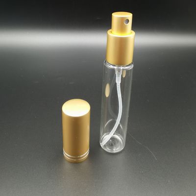 アルミニウム香水噴霧器が付いている10ml 15ml 20ml 25ml 30mlの管のガラス ビン